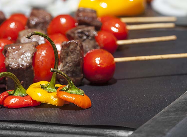 Afbeelding van Hi BBQ Mat - Non-stick coating - 50x38 cm - Zwart