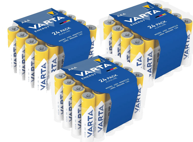 Afbeelding van 72 Varta energy AAA batterijen