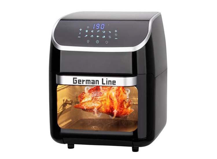 DealDonkey German Line AirFryer Oven 12 Liter - Zwart aanbieding