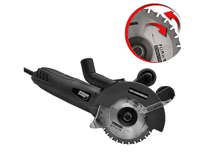 Rotorazer draagbare cirkelzaag - 1.050 Watt
