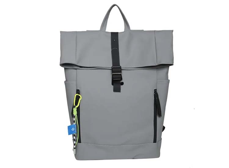 Fedec Trendy Rolltop Rugtas - Rugzak - Grijs - 22 liter
