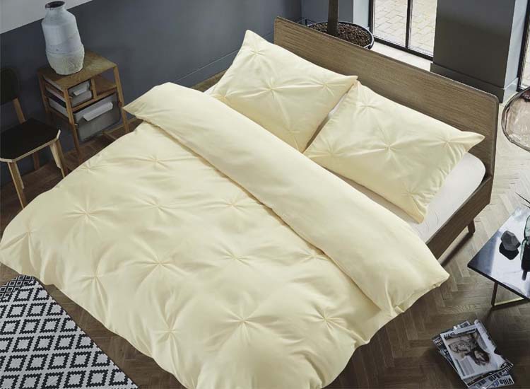 Hotel Home Collection Dekbedovertrek Brighton - Crème - 240x200/220