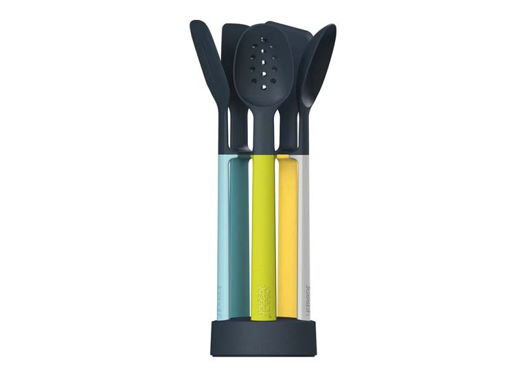 Joseph Joseph Elevate Carrousel Keukenhulpen - Set van 5 Stuks - Incl. Houder