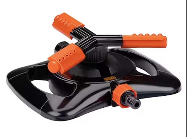 Black+Decker Watersproeier Tuinsproeier Zwenksproeier 3 armen