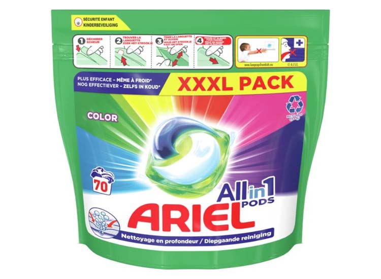 Afbeelding van Ariel Prof Allin1 Pods Color - 70 Wasbeurten