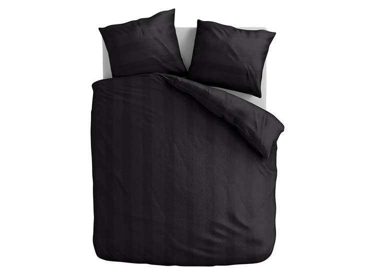 Hotel Home Collection Dekbedovertrek - Chelsea - Donkergrijs - 240x200 cm