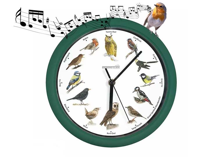 Afbeelding van Starlyf Birdsong Clock - Klok met Vogelgeluiden elk uur