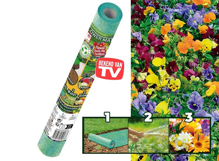 Starlyf Flower Mat - Met 39 Verschillende Bloemenzaden