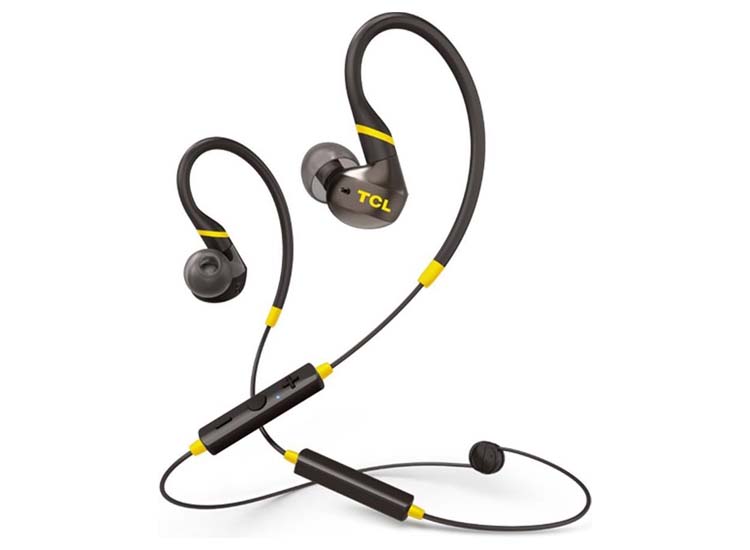 TCL Sports earphones IPX 4 waterproof - black