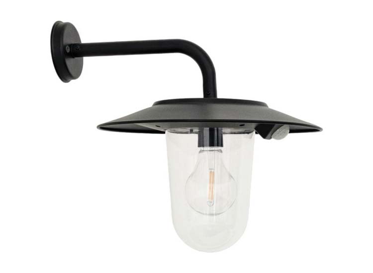 Solar Stallamp Met Bewegingssensor - Wandlamp - Buitenlamp - 300 Lumen - Warm Wit Licht - Met Lichtsensor - 3 Lichtststanden Voor Jaarrond Gebruik - IP44 Buitengebruik- Hoge Lichto