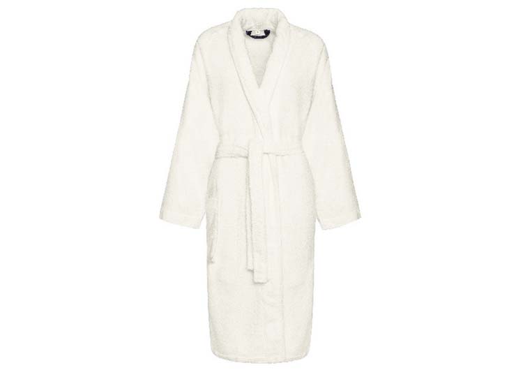 Zydante Wellness Badjas - Katoen - Maat XL - Creme