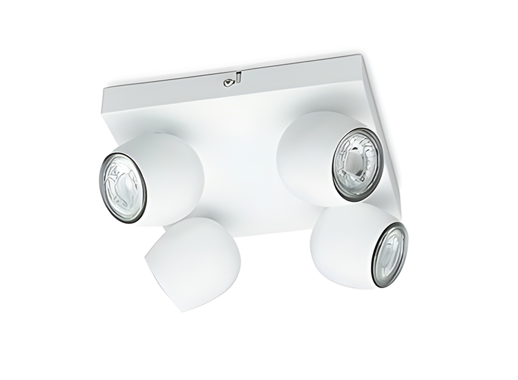 Prolight Bola - Opbouwspot LED - GU10 - 4 Lichtpunten - Wit