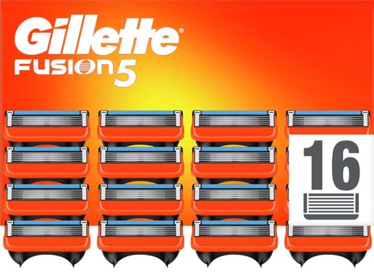 Gillette Fusion5 Scheermesjes 16 Navulmesjes
