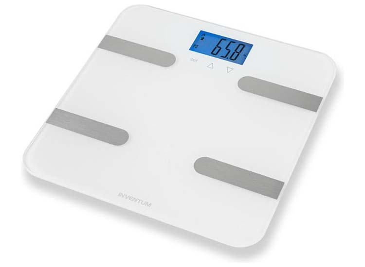 Inventum PW810W Personenweegschaal LCD Displ glas/wit