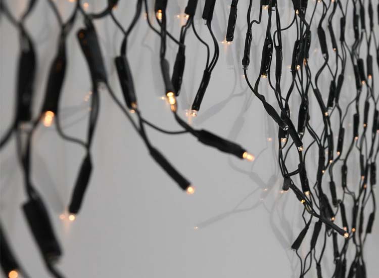 Luksus Net kerstverlichting 3 meter lang x 60 cm hoog warm wit