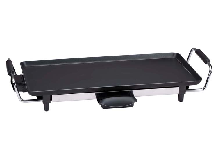 alpina Teppanyaki Grillplaat - Gourmet bakplaat - 48 x 28 CM - 2000W - Zwart