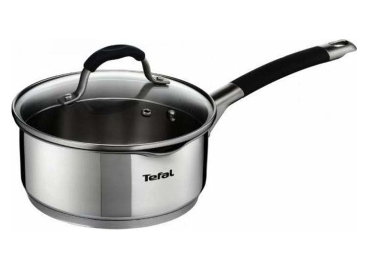 Tefal Illico steelpan 1,7L RVS Diameter 18cm Inclusief deksel Zilver