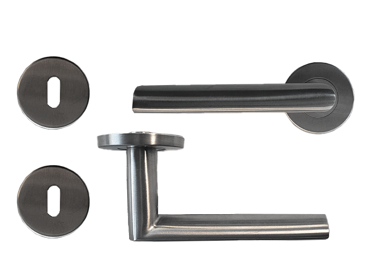 Metafranc Deurklink - Inclusief Rozet en Insteekslot - Roestvrij Staal