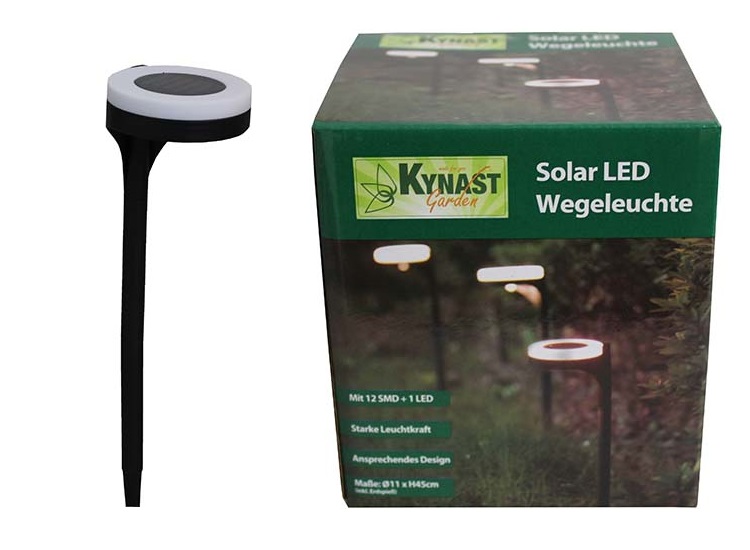 Kynast Solar prikspot - 11 x 45 cm - Zwart