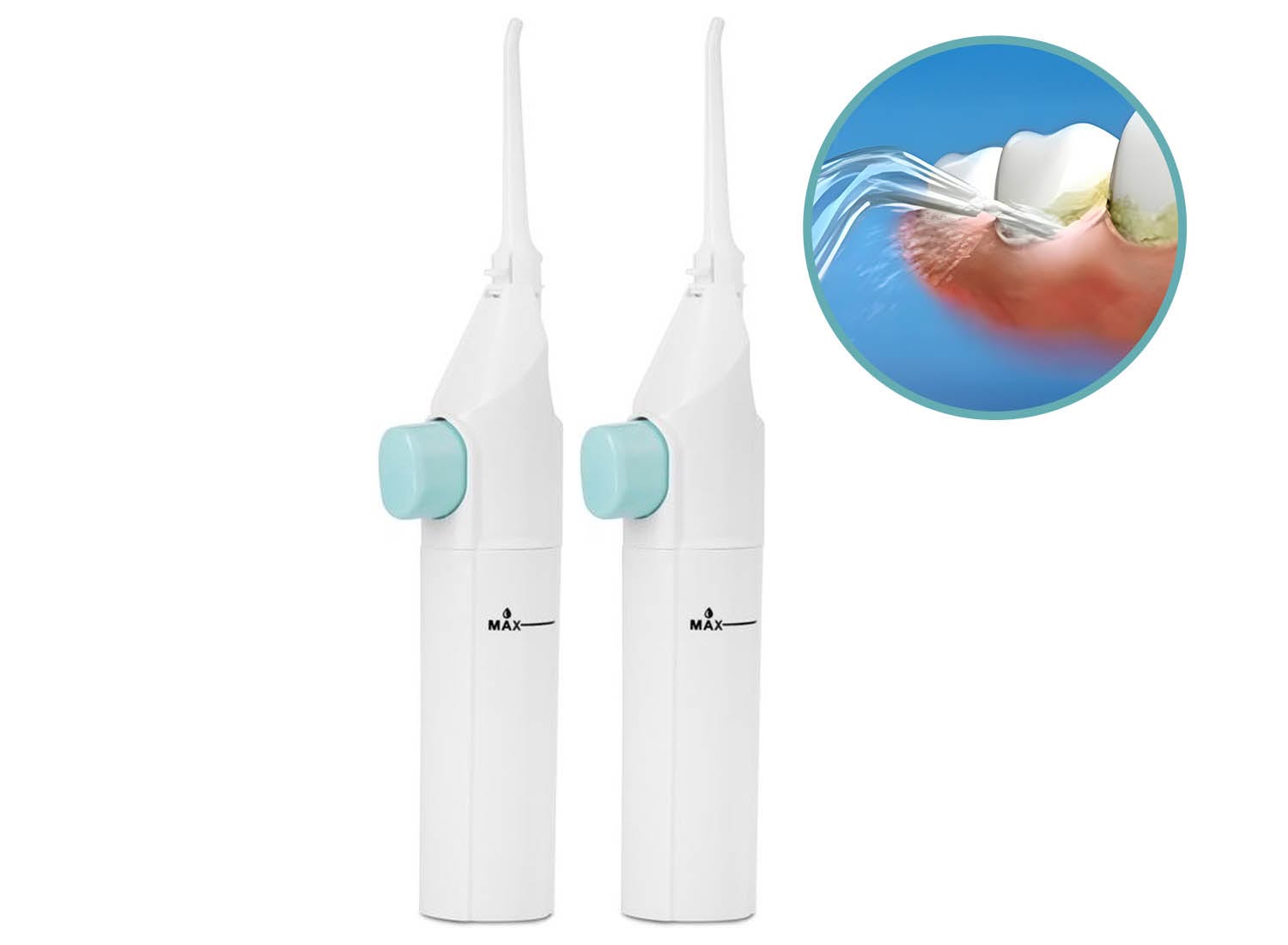 Deal Donkey - Waterflosser - 2 Stuks - Verbeter Je Tandvleesgezondheid Deal Donkey - Waterflosser - 2 Stuks - Verbeter Je Tandvleesgezondheid