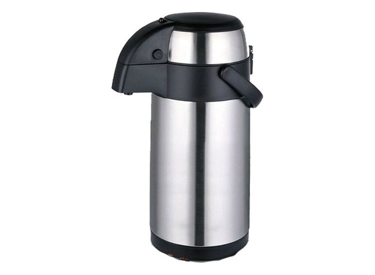 Michelino RVS Thermoskan met pomp 5.0 Liter Met handgreep