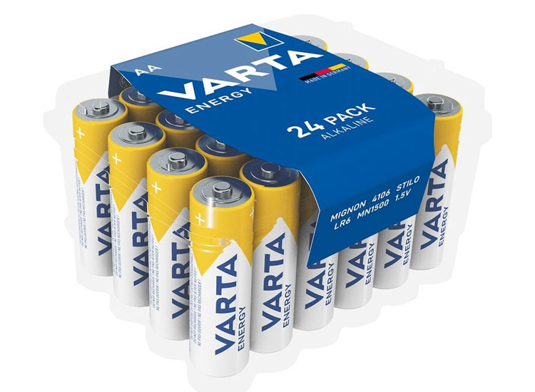 24 Varta energy AA batterijen