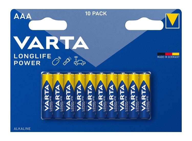 10 Varta Longlife Power AAA Batterijen