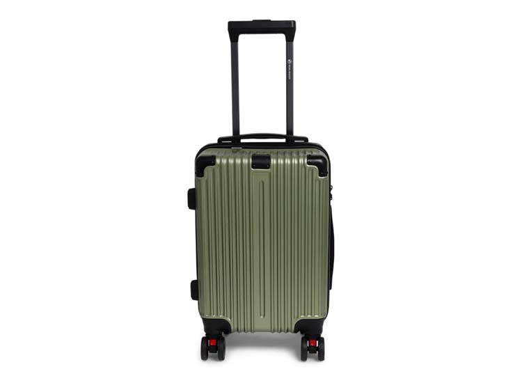 Norländer trolley Handbagage koffer met TSA slot 53 x 33 x 21 cm Groen