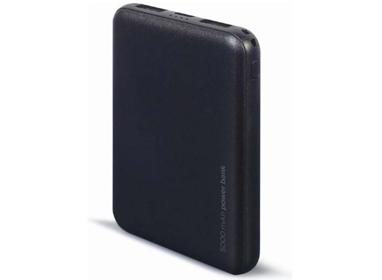 Afbeelding van Gembird powerbank 5.000 mAh - zwart - PB05-02