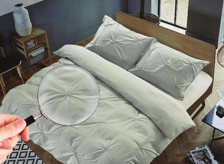 Hotel Home Collection - Dekbedovertrek - Brighton - Zilver Grijs - 240x200/220 + 2* 60x70 cm