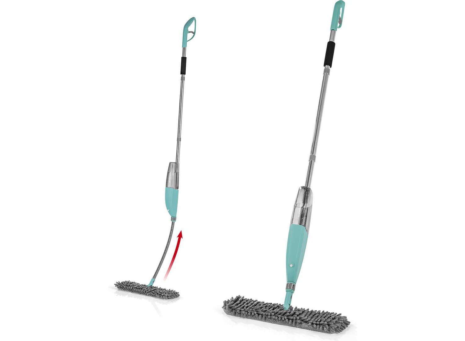 Cleanmaxx Spraymop met Omkeerfunctie - 700 ml Tank - 168 cm - Turquoise