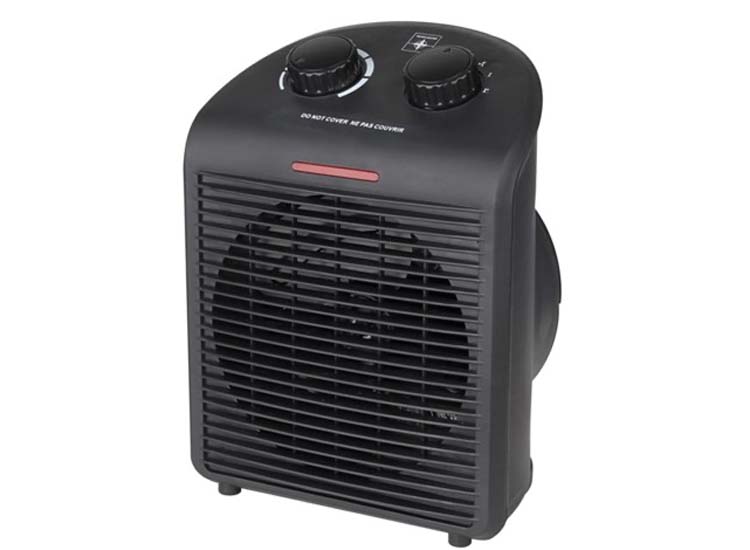 Hotserie Ventilatorkachel heater Elektrische verwarming 2000W Zwart