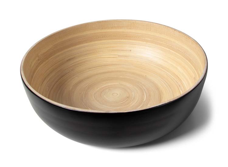 SENZA Bamboe Saladeschaal Zwart 25050