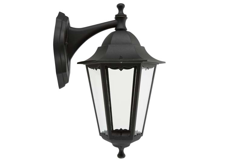 Smartwares 5000.029 Classico wandlamp - Aluminium/glas - Klassieke lantaarn