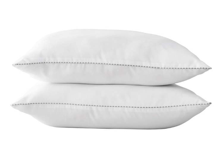 Linea Pura Hoofdkussen - Microvezel hoofdkussen - 60 x 60 cm - Wit