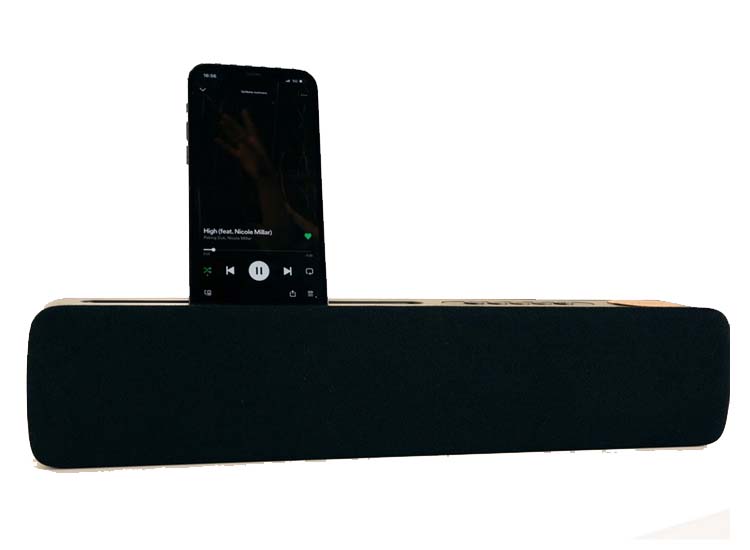 BRAINZ Powerbar Speaker - Soundbar speaker - Duurzaam arwestro - Zwart
