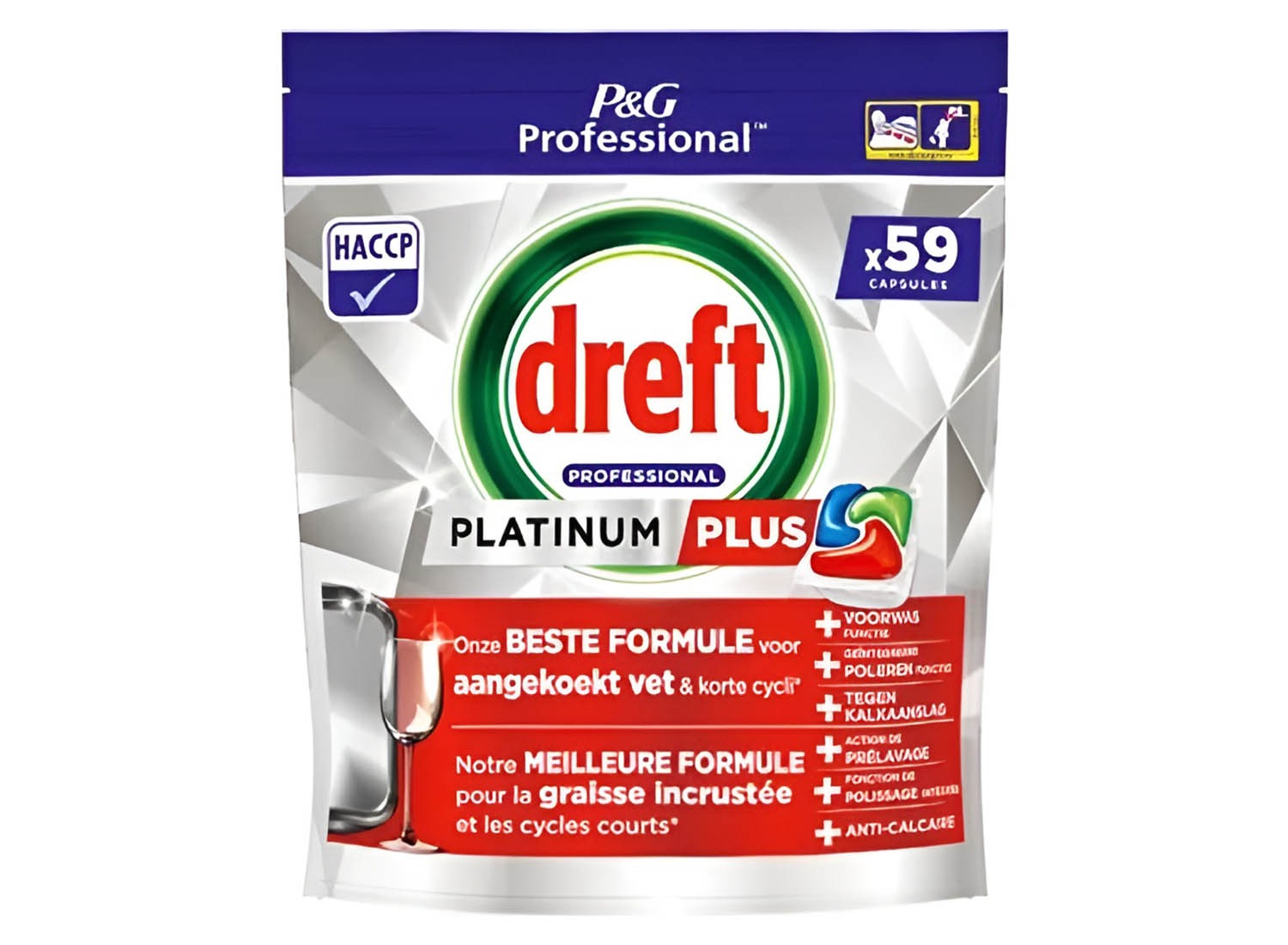 59 Dreft Platinum Plus vaatwastabletten - Regular