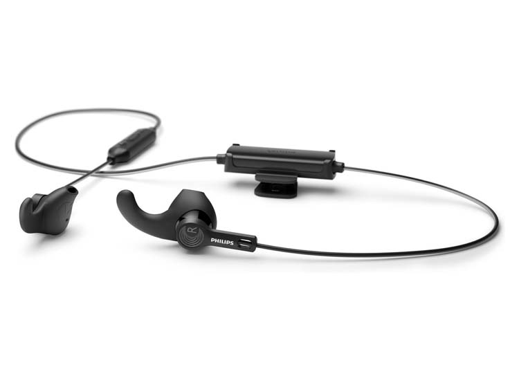 Philips Bluetooth Sport Earbuds - oordopjes - zwart