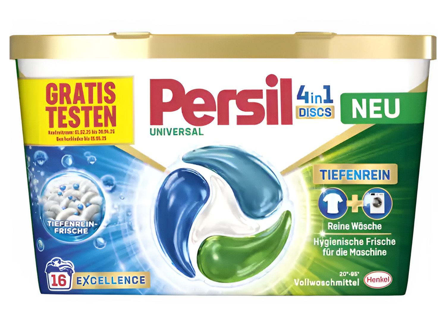 Persil 4in1 Deep Clean Wasmiddel Pods - 16 Wasbeurten - Vlekkenverwijderaar - Fris & Krachtig